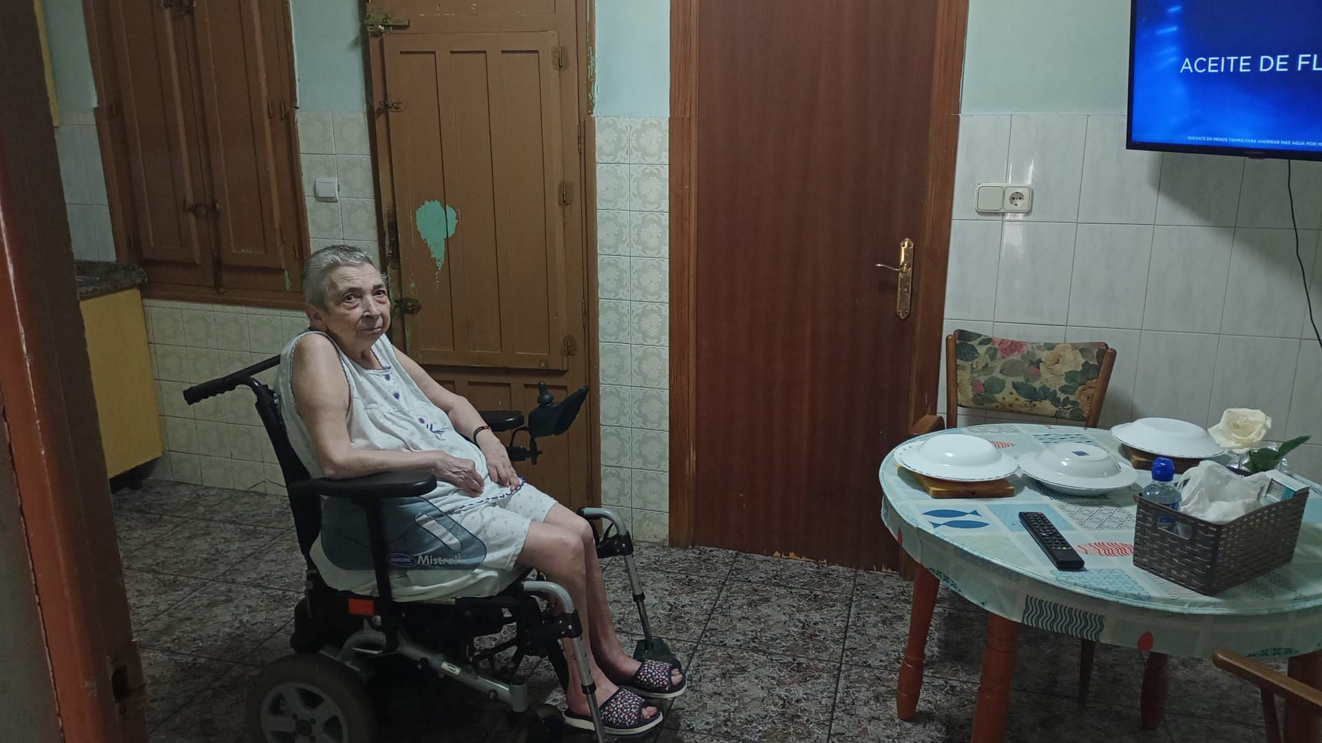 María, la mujer de 79 años a la que pretenden desahuciar. (Imagen cedida por la familia)