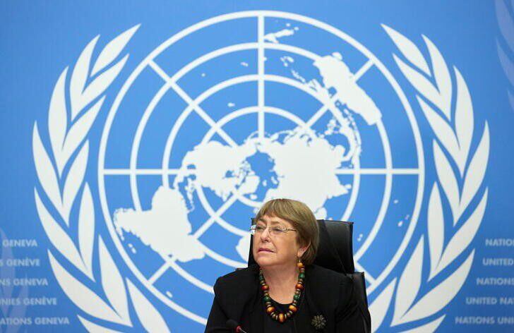Foto de archivo de la alta comisionada de Derechos Humanos de la ONU, Michelle Bachelet (REUTERS/Denis Balibouse)