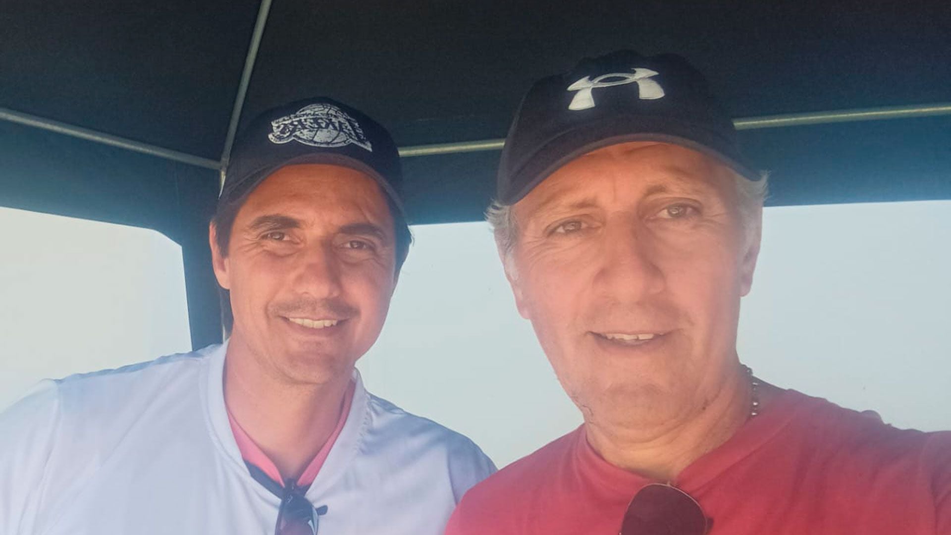 Claudio Borghi junto a Nicolás Lapentti uno de los mejores exponentes del tenis ecuatoriano 