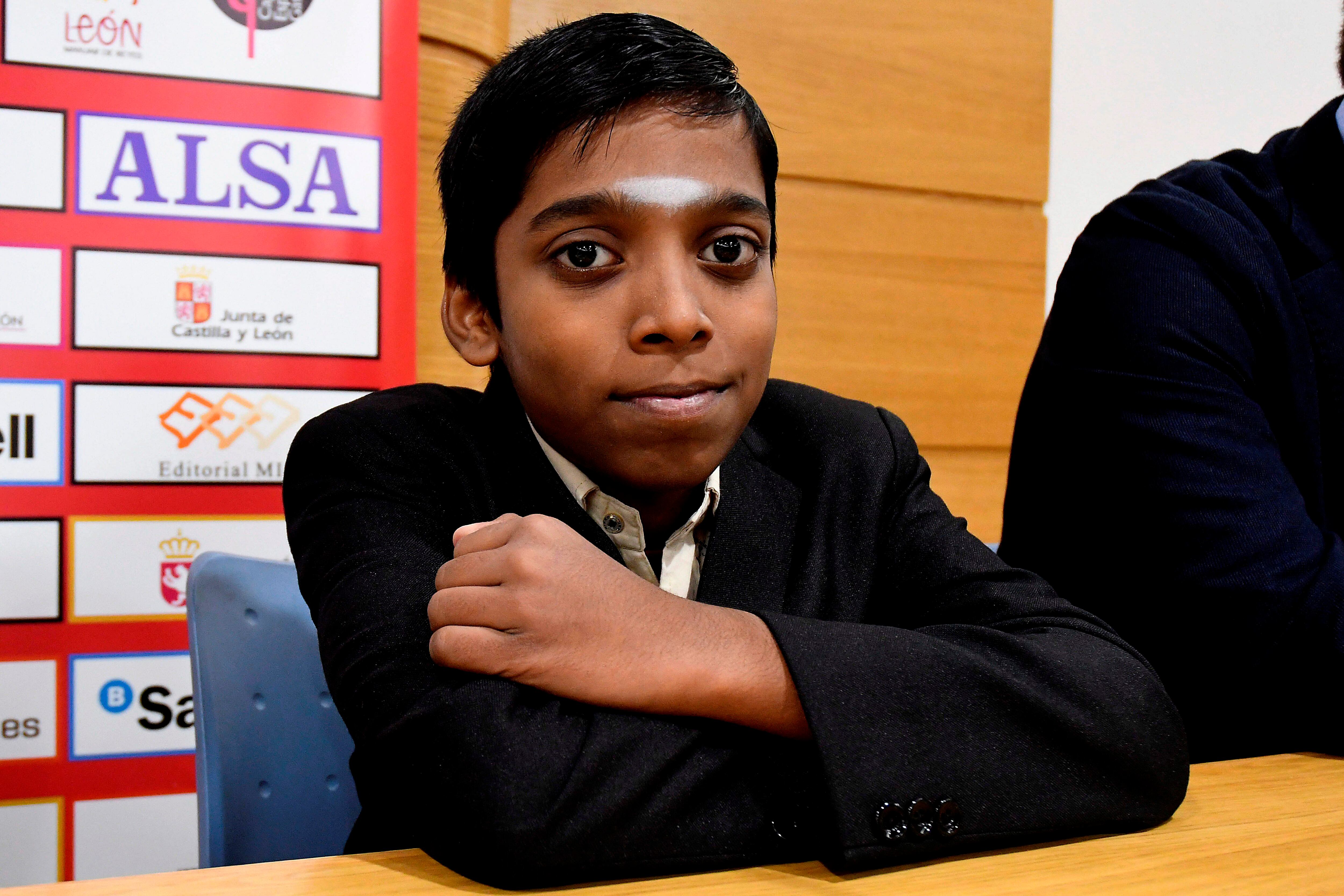 El joven jugador de ajedrez, el indio Rameshbabu Praggnanandhaa conocido como "Prag" (Foto: EFE)