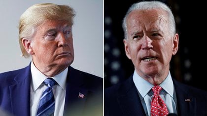 Donald Trump y Joe Biden, candidatos a la presidencia