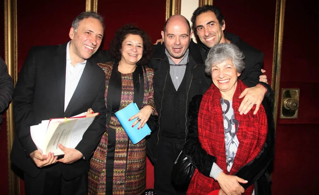 Omar, Mirta, Viviana y Diego Romay junto a Carlos Rottemberg / Crédito: Verónica Guerman
