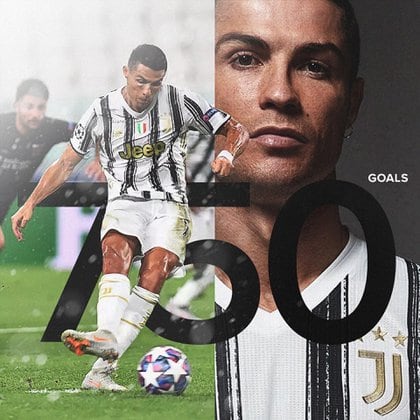 Cristiano Ronaldo celebró sus 750 goles en las redes sociales.