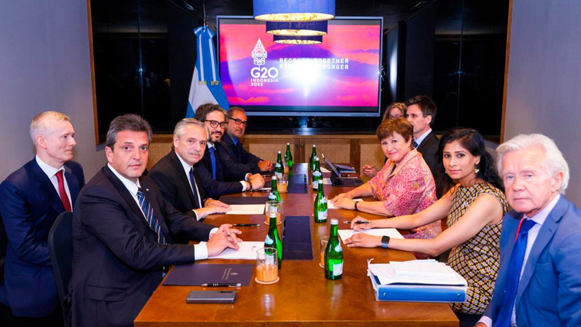 Alberto Fernández está reunido con Kristalina Georgieva e intentará un cambio de reglas en el acuerdo con el FMI
