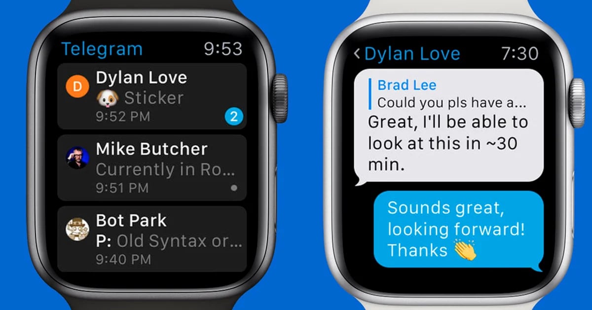 Una guida all’utilizzo di Telegram sul nuovo Apple Watch