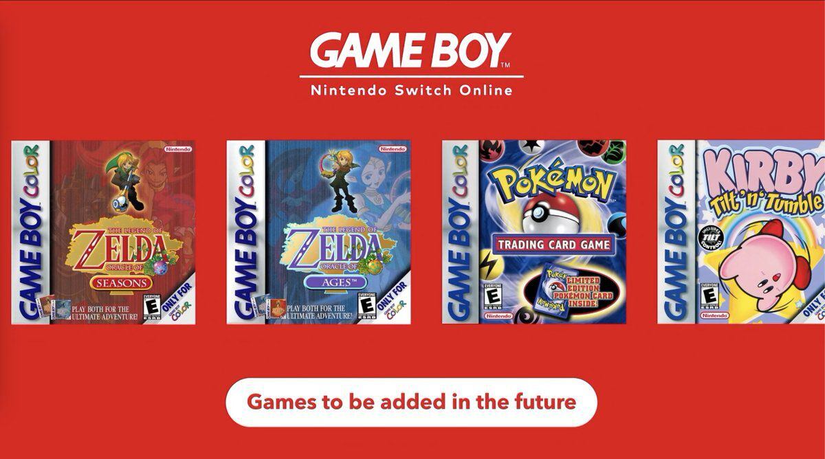 La consola recibirá juegos de Game Boy y Game Boy Advance a través de la suscripción Online.