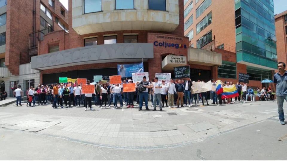Operadores de casinos protestaron en las oficinas de Coljuegos: ¿qué pasó?