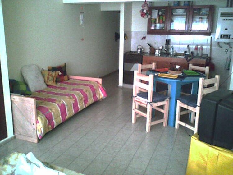 El monoambiente que alquilaba Fernando en Bariloche