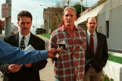 Wesley Ira Purkey tras su arresto en 1998. (Jim Barcus/The Kansas City Star via AP)