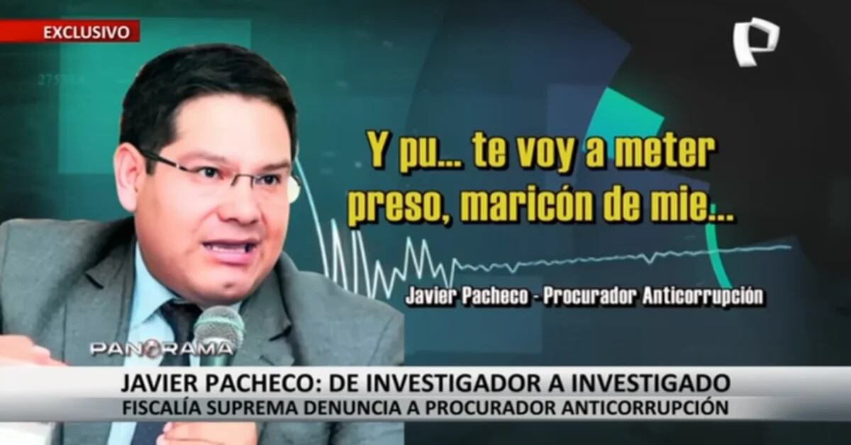 O advogado Javier Pacheco também está ameaçando: “Comunique-se com minha esposa novamente e eu vou colocá-lo na cadeia”