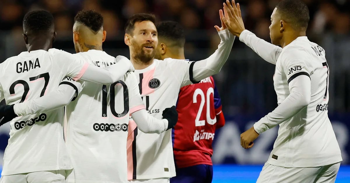 Il Paris Saint-Germain Lionel Messi ha prevalso fin dall’inizio contro il Clermont e si conferma al vertice del campionato francese