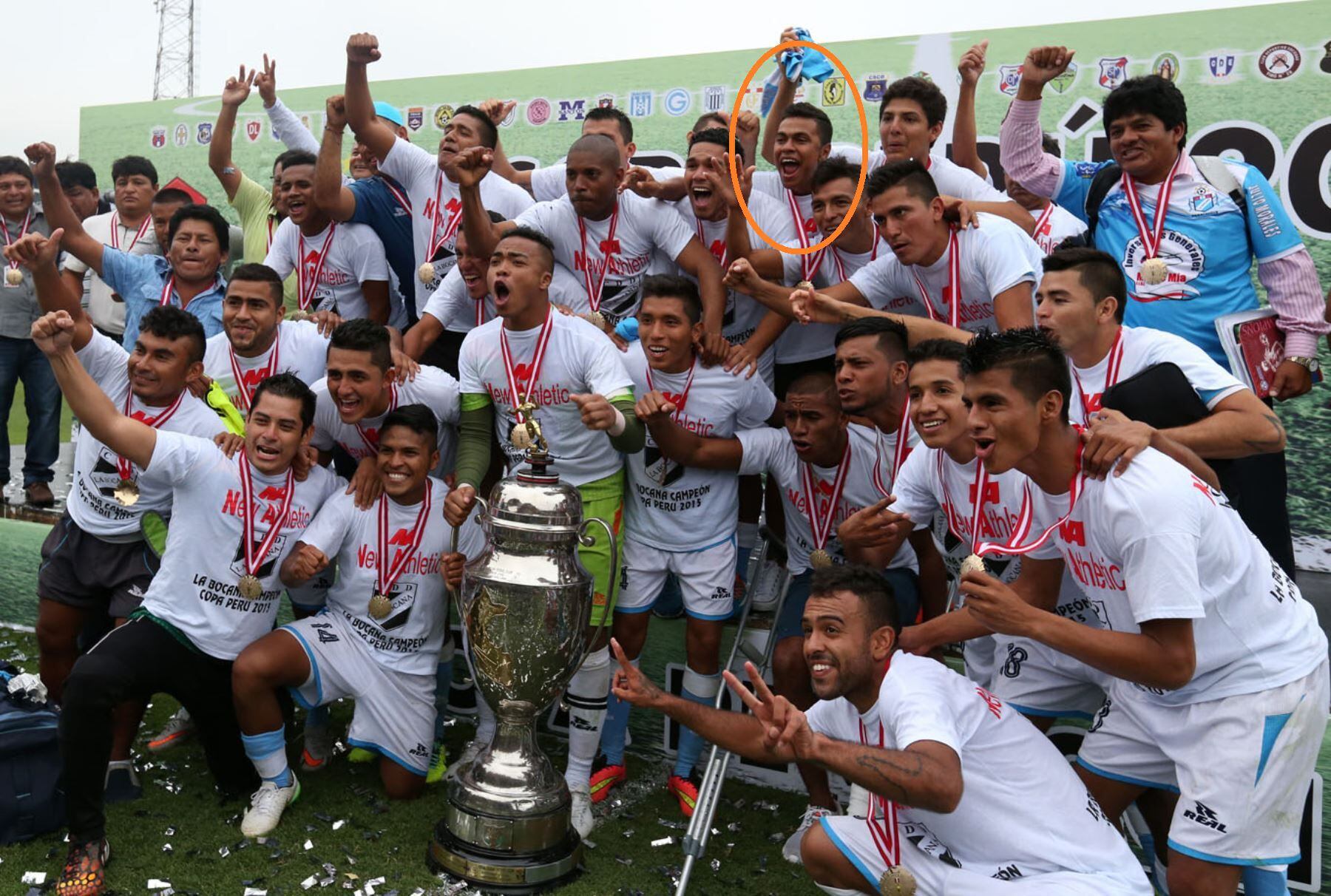 Luis Benites salió campeón de la Copa Perú 2015 con Defensor La Bocana. - créditos: ANDINA