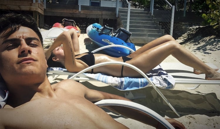 Oriana y Paulo, relajados tomando sol (Instagram)