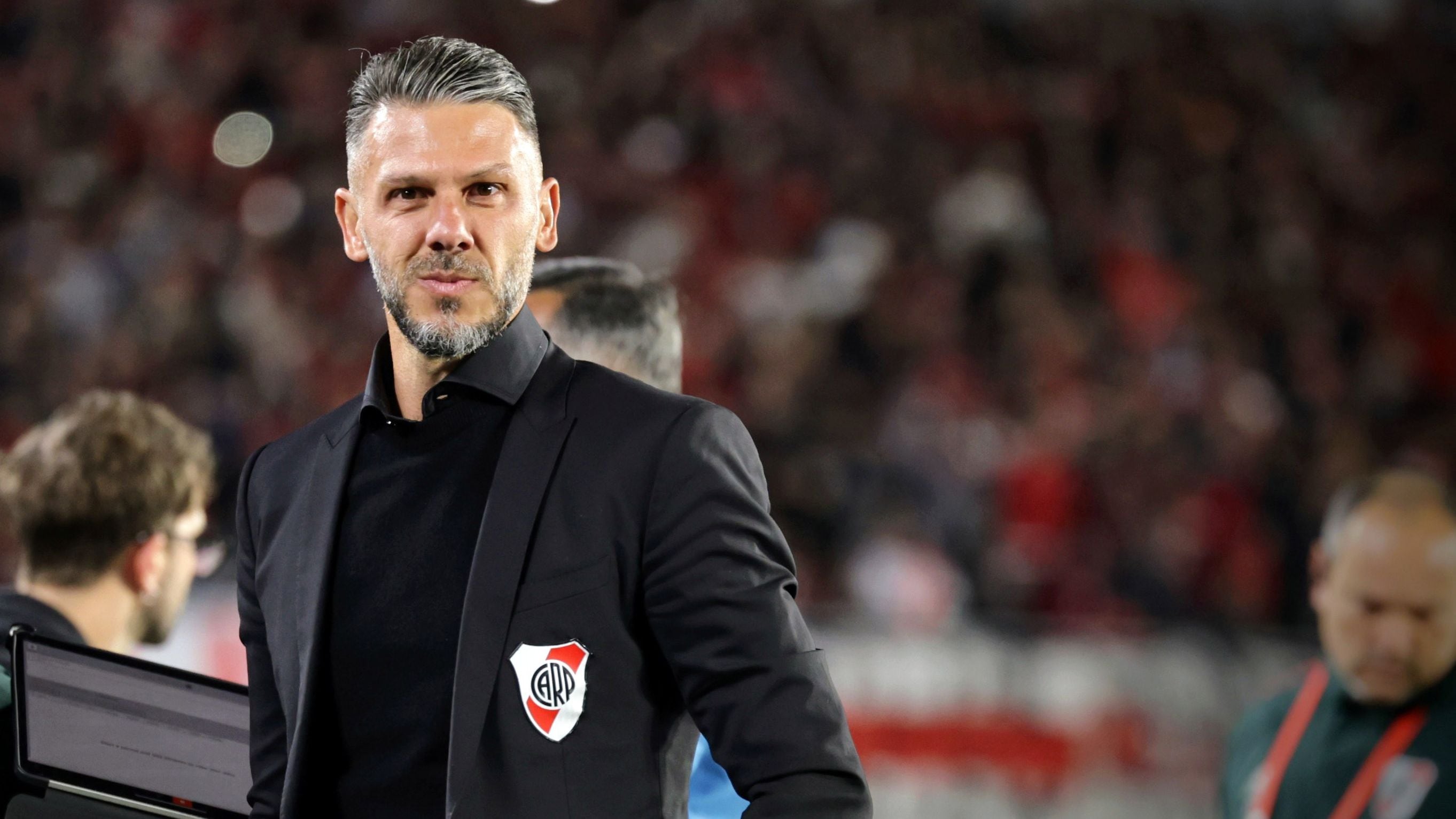 Micho y su cuerpo técnico debatieron las razones del bajón de River (Fotobaires)