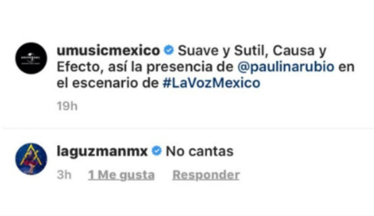 Alejandra GuzmÃ¡n dijo a Paulina que no canta (Captura de pantalla)