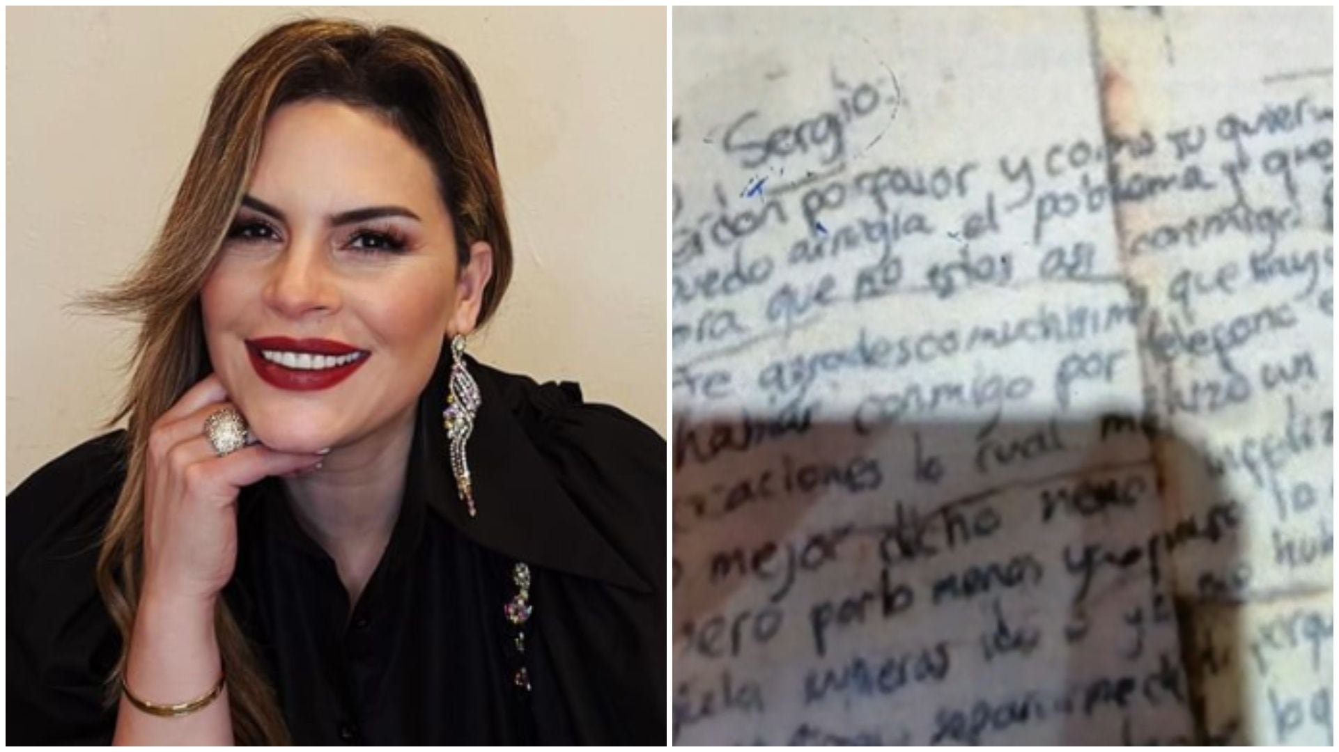 Mary Boquitas y Cartas a Sergio Andrade (Ig raqueneloficial/Tiktok MaryferCenteno)