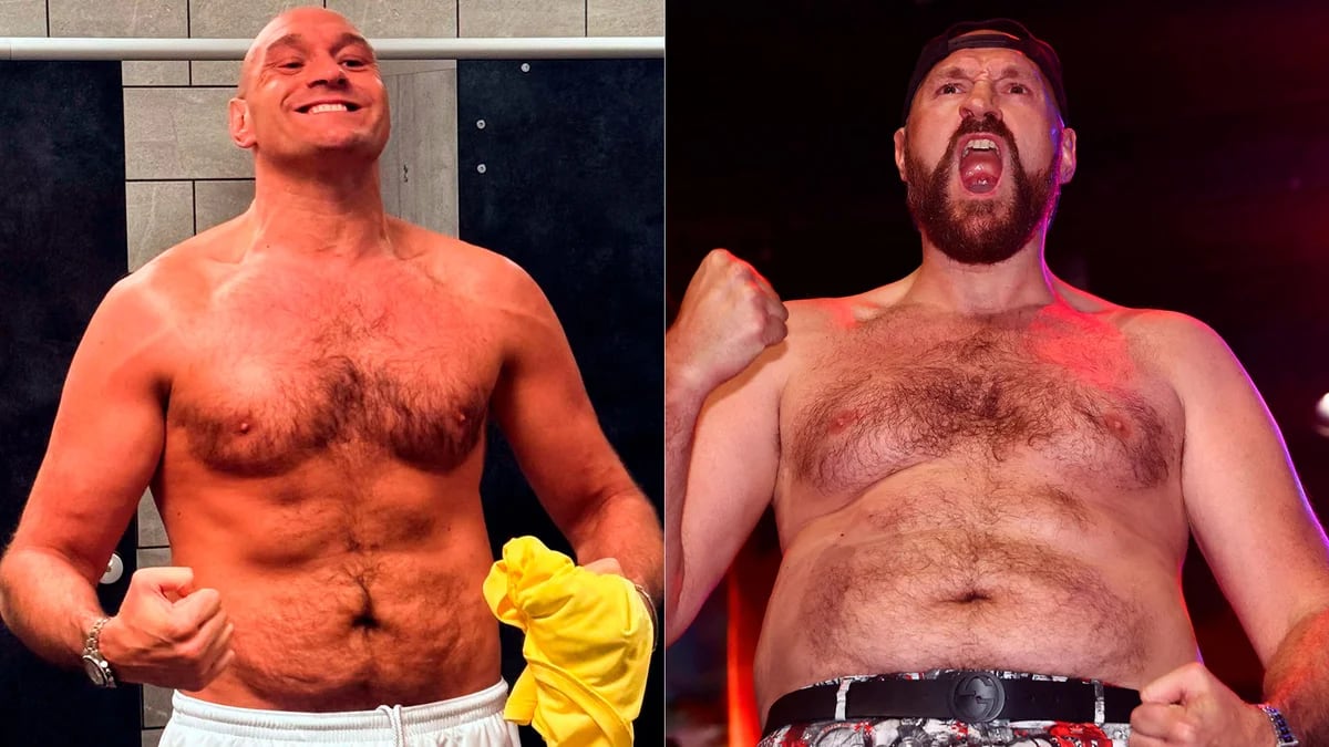El impactante cambio físico de Tyson Fury de cara a la esperada pelea contra Usyk por el título mundial de los pesados