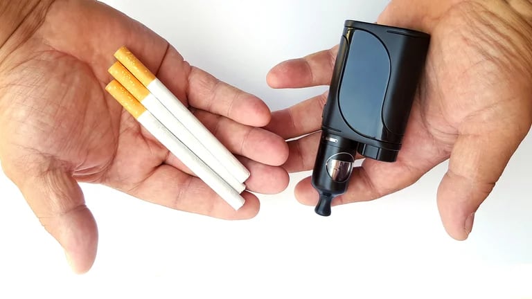  El cigarrillo electrónico suele presentarse como una alternativa para dejar de fumar (Foto: American Cancer Society) 