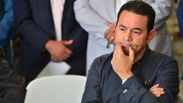 El presidente de Guatemala, Jimmy Morales