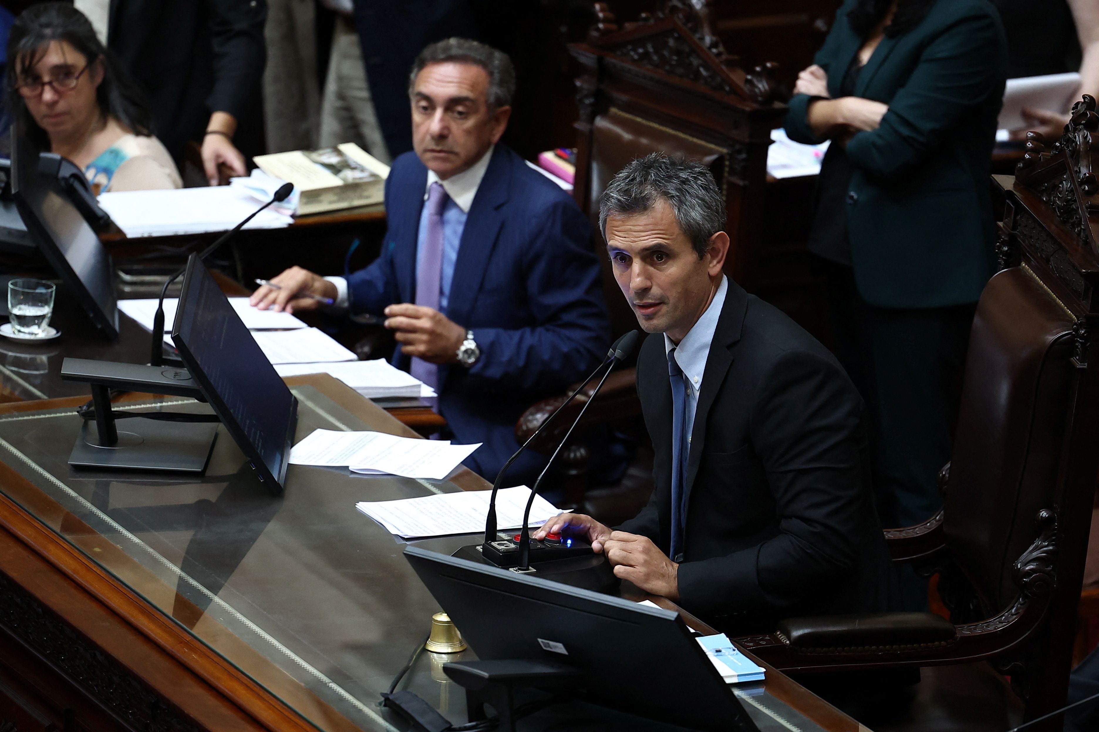 El presidente de la Cámara de Diputados, Martín Menem (REUTERS/Agustin Marcarian)