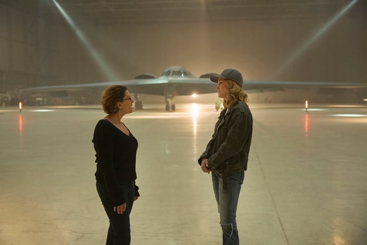Anna Boden y Brie Larson, la directora y la protagonista de (Captain Marvel.