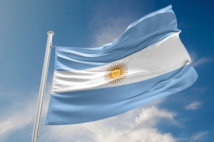 Resultado de imagen de bandera argentina"