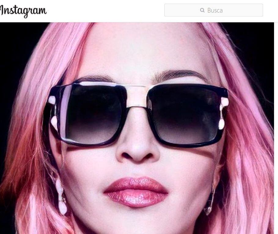 Fotografía de Madonna de la cuenta de Instagram de la cantante. EFE 
