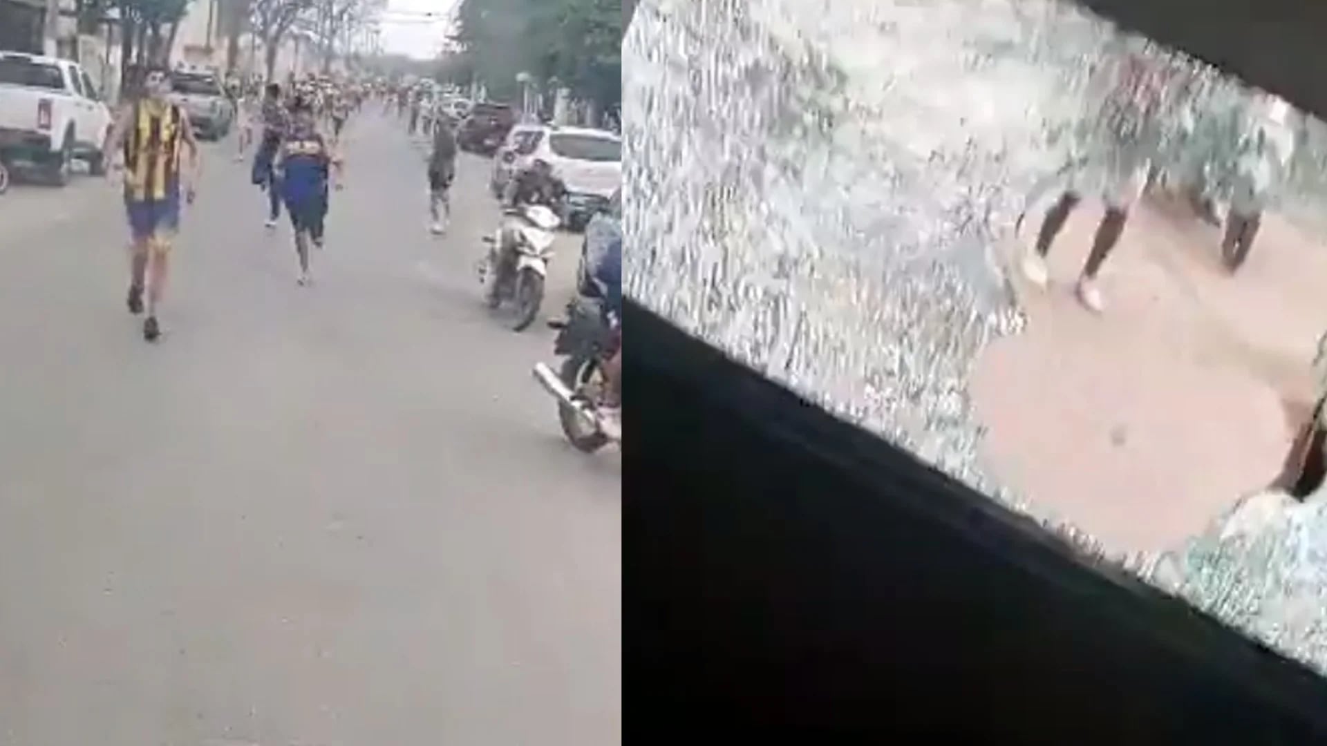 Atacaron a piedrazos a un colectivo en Tucumán tras una disputa entre hinchas de dos clubes de la liga local