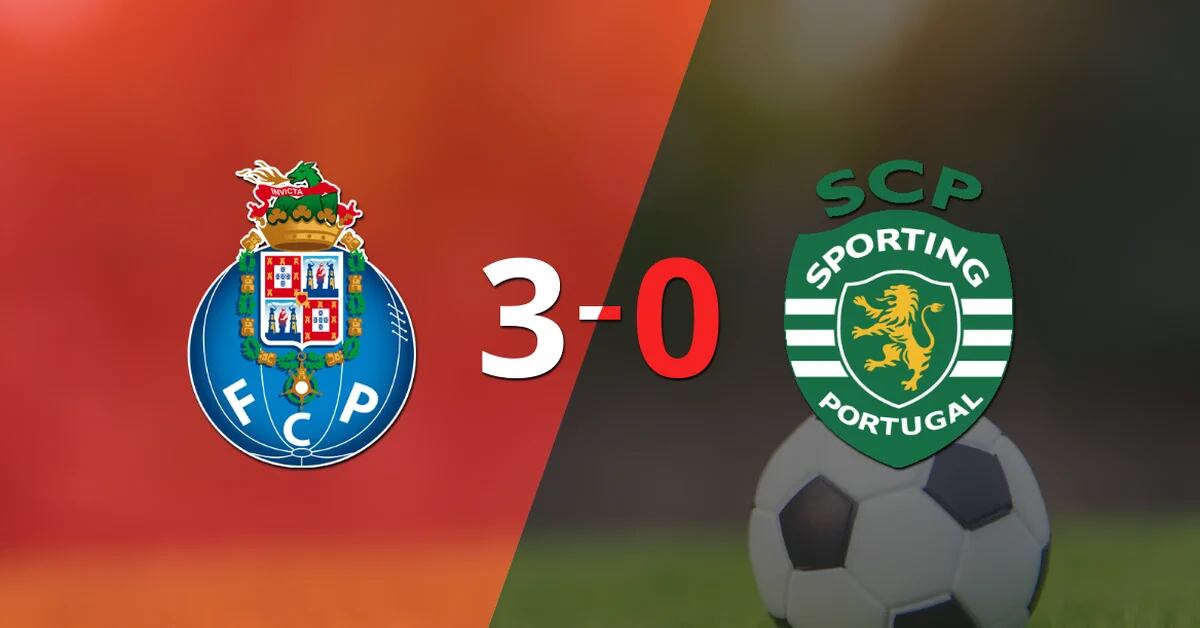 Porto venceu o Sporting por 3-0 em casa