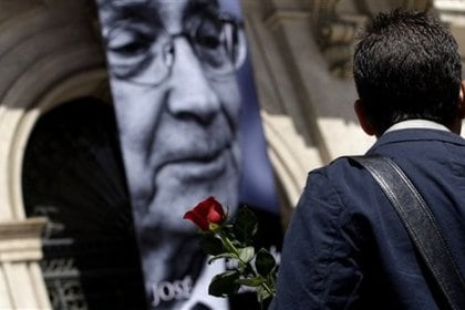 Su funeral se realizó en Lisboa (AP)