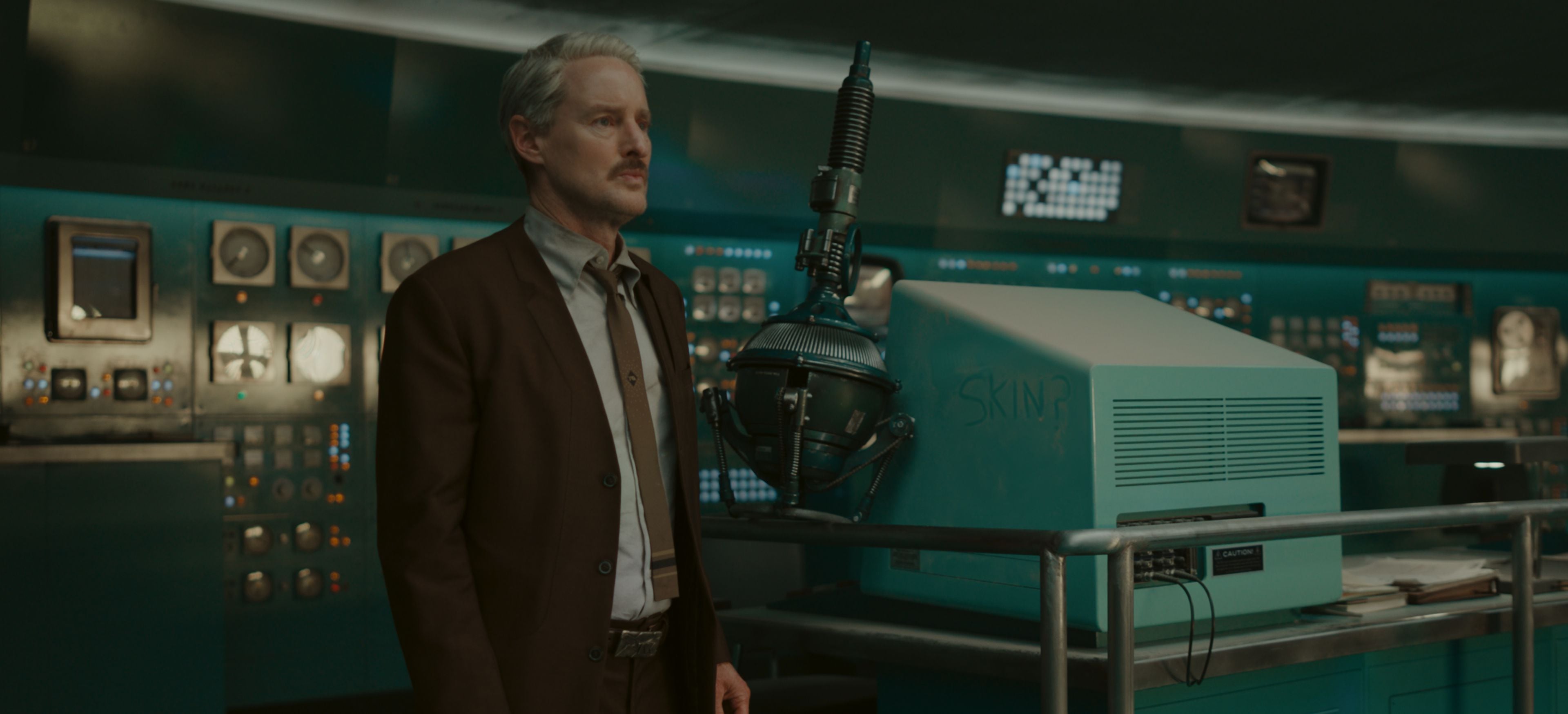 Owen Wilson as Mobius in Marvel Studios' LOKI, Season 2, exclusively on Disney+. Photo courtesy of Marvel Studios. © 2023 MARVEL.