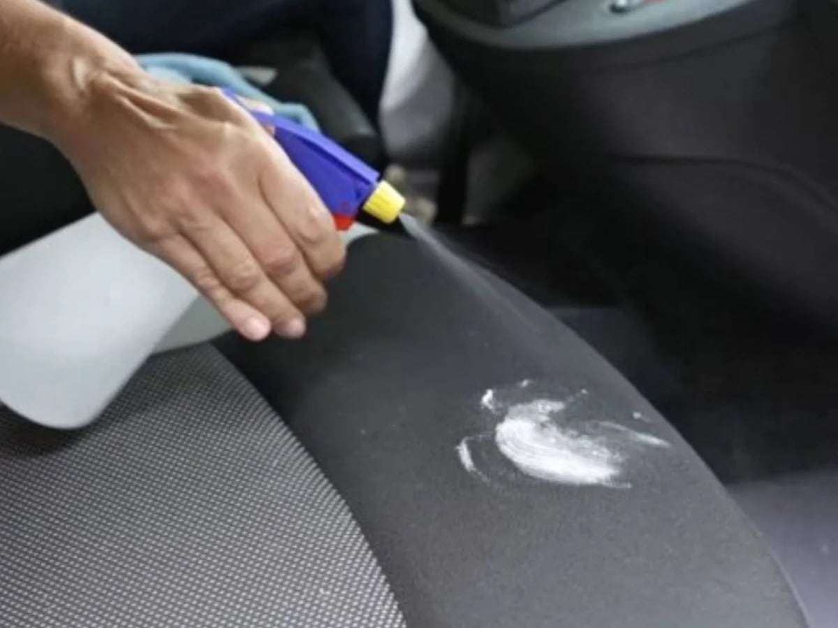 Oculto varilla Redondo Cómo limpiar las manchas de los asientos del carro? - Infobae