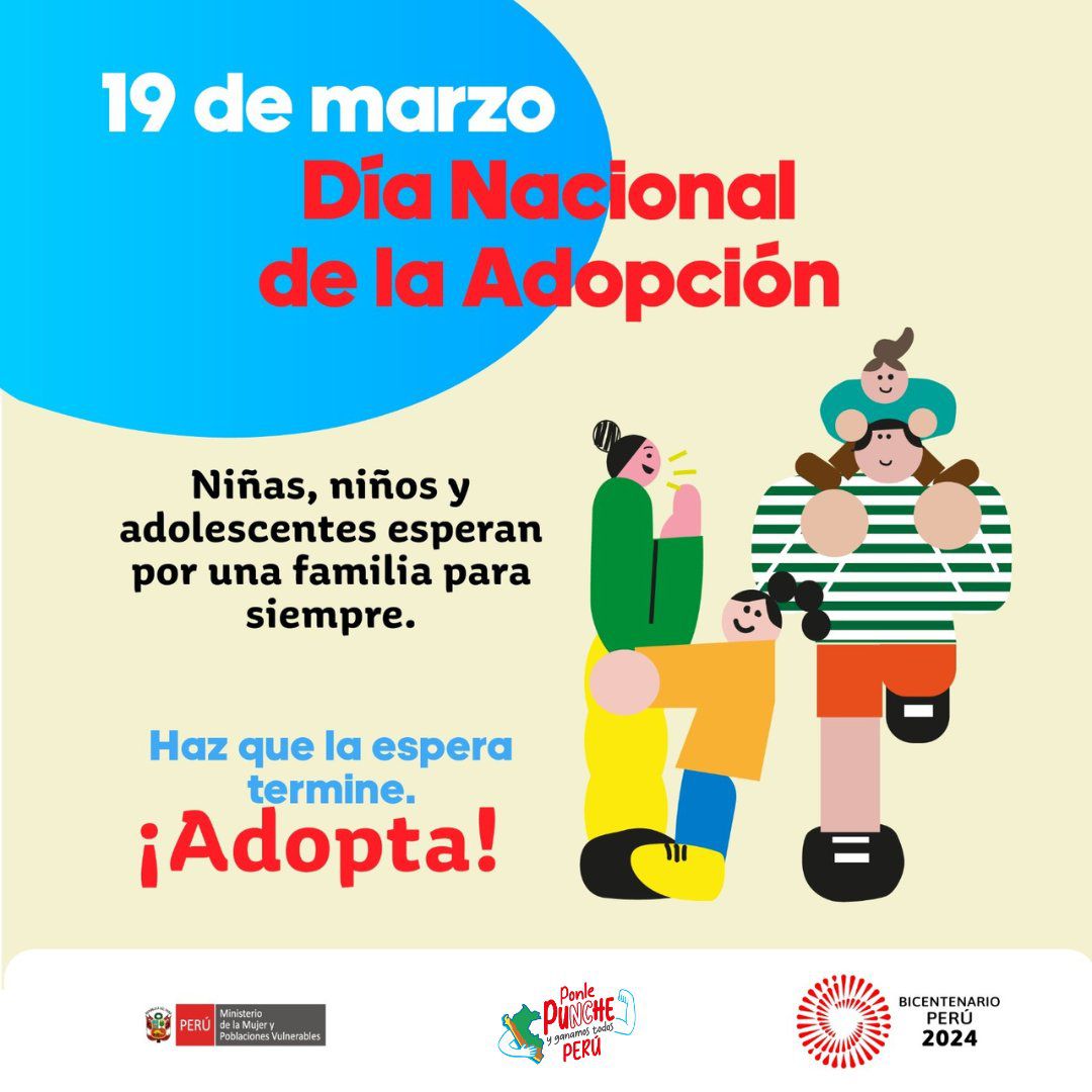 Día Nacional de la Adopción (MIMP)