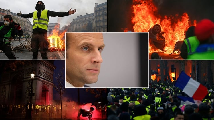 Emmanuel Macron, acorralado porÂ un movimiento que paralizÃ³ al paÃ­s