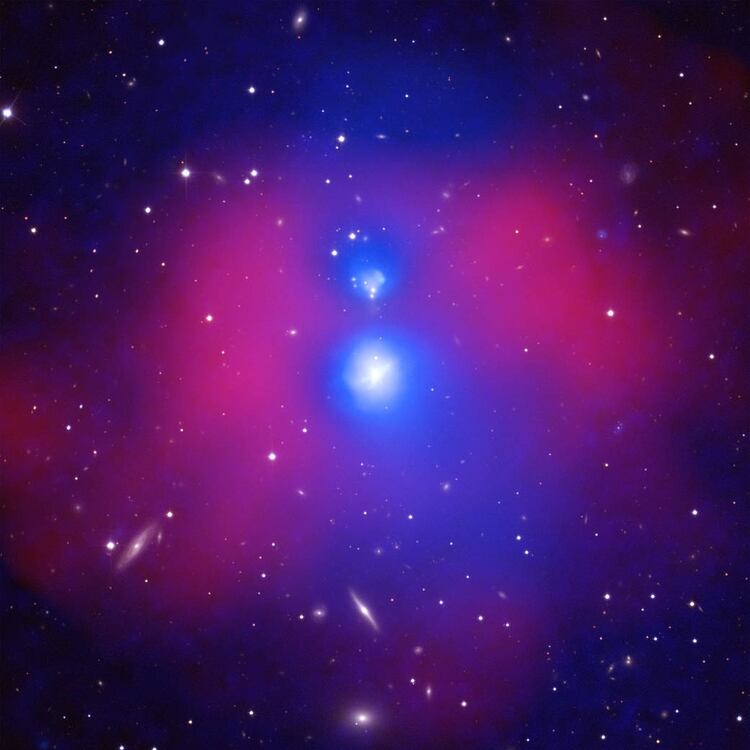 El estallido se produjo en un agujero negro en un grupo de galaxias a 390 millones de años luz de distancia (NASA)