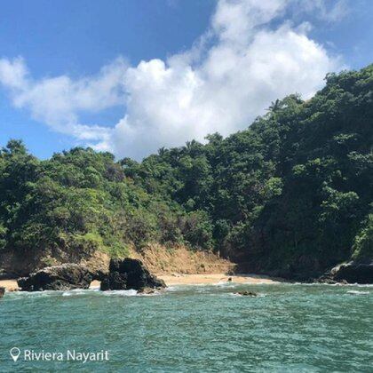 Playa Litibú (Foto: Instagram @riviera_nayarit)