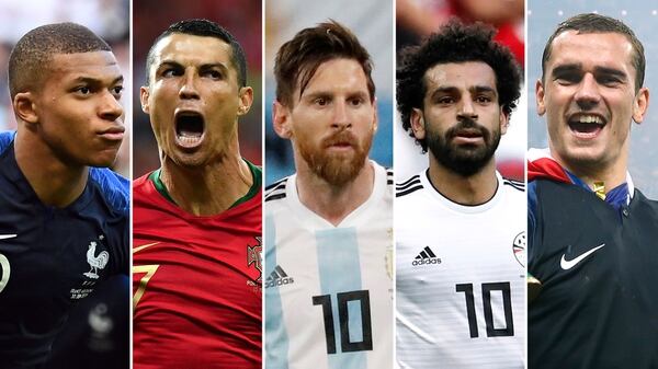 Mbappe, Cristiano Ronaldo, Messi, Neymar y Griezmann estÃ¡n preseleccionados por la FIFA para el premio â€˜The Bestâ€™ 2018