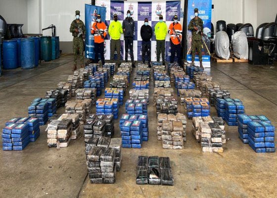 More than five tons of cocaine seized from Gulf Clan-Colombia-21-03-2022