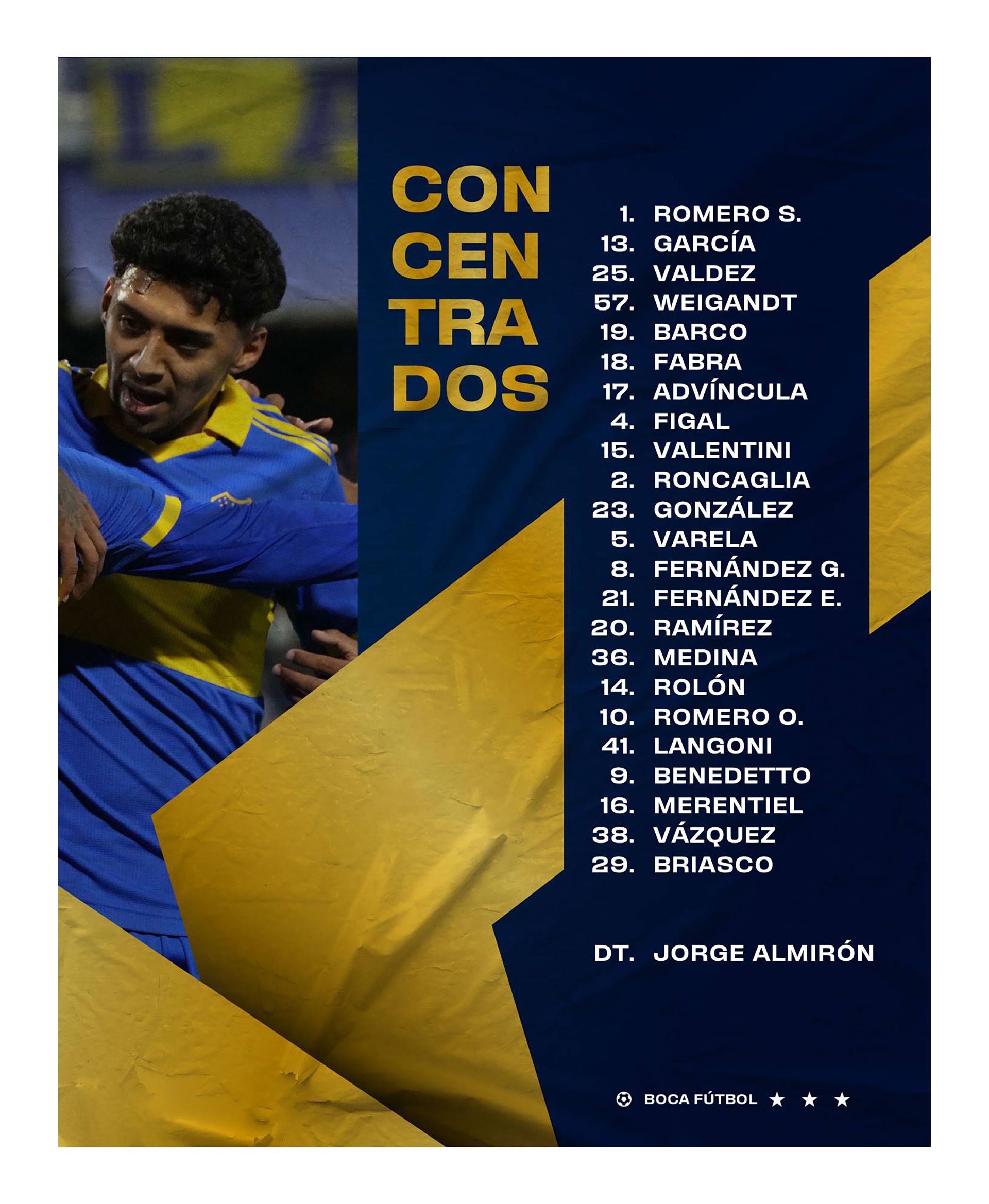 Concentrados de Boca Juniors vs. Colo Colo