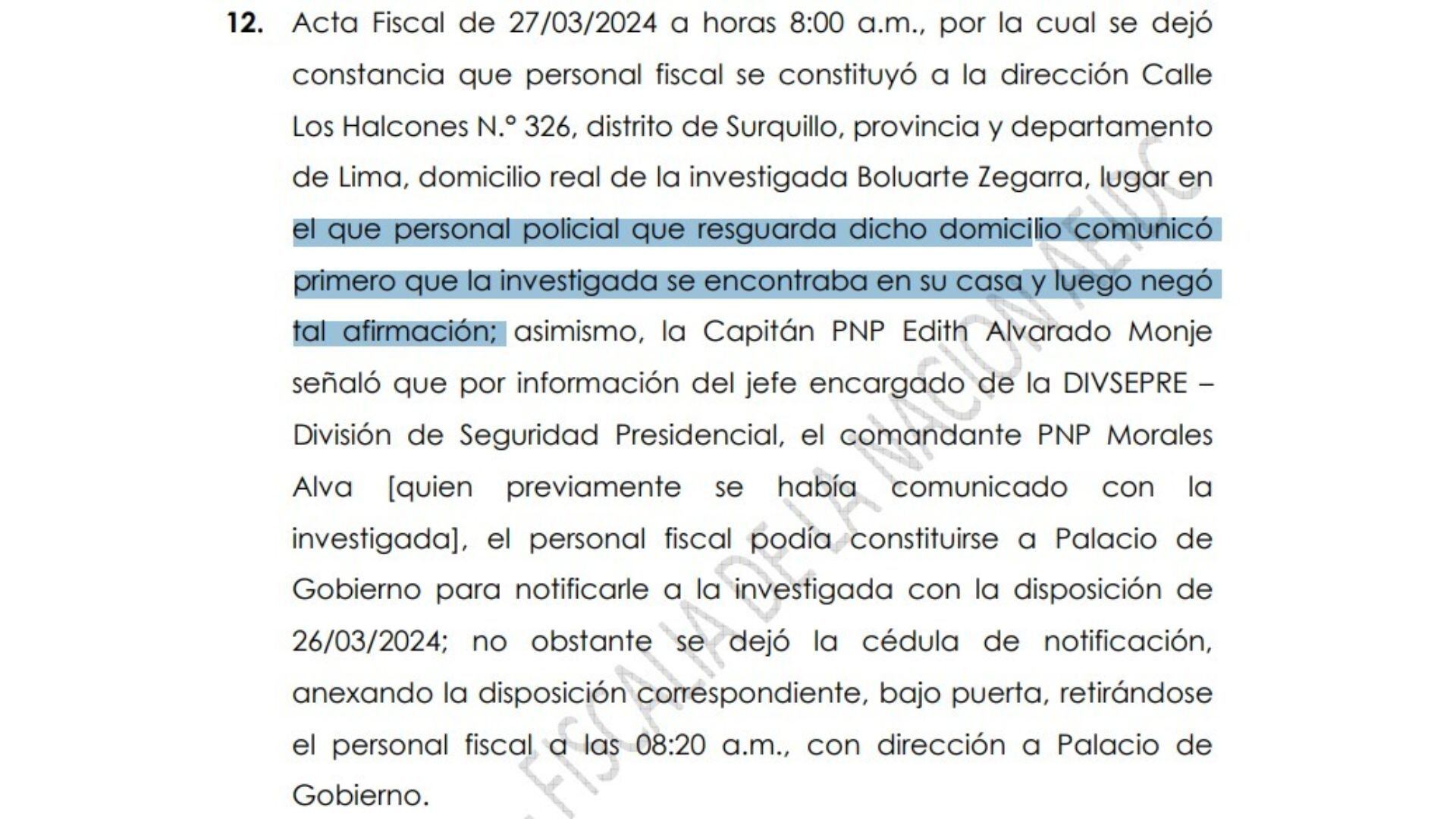 Seguridad de Dina Boluarte cambió de versión en diligencia del miércoles 27 de marzo| Diego Casimiro