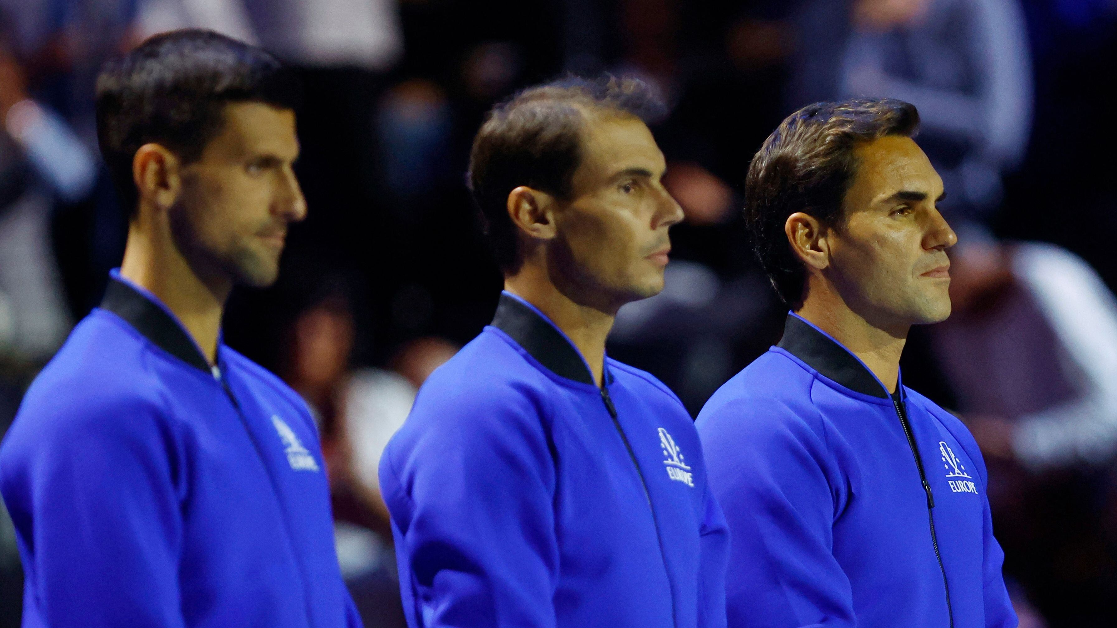 Federer, Nadal y Djokovic