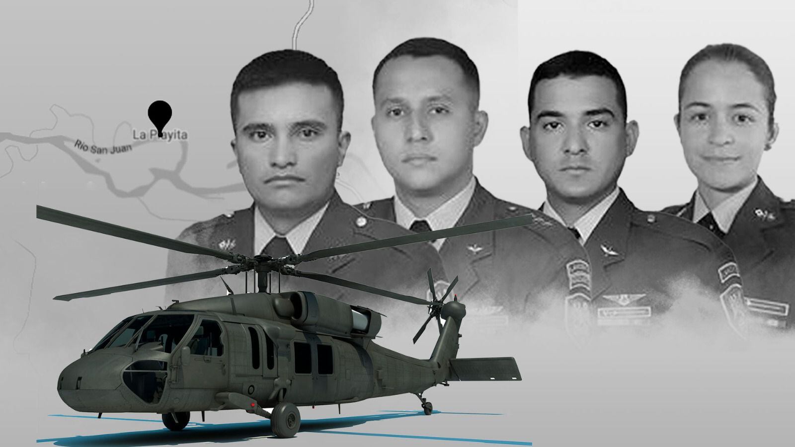 Fallecidos en accidente de helicóptero del Ejército