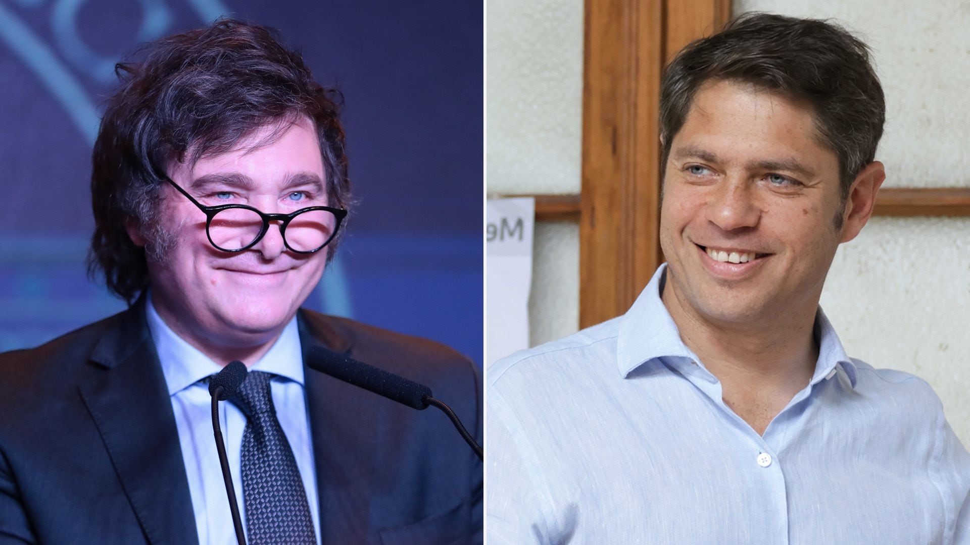 Javier Milei Axel Kicillof