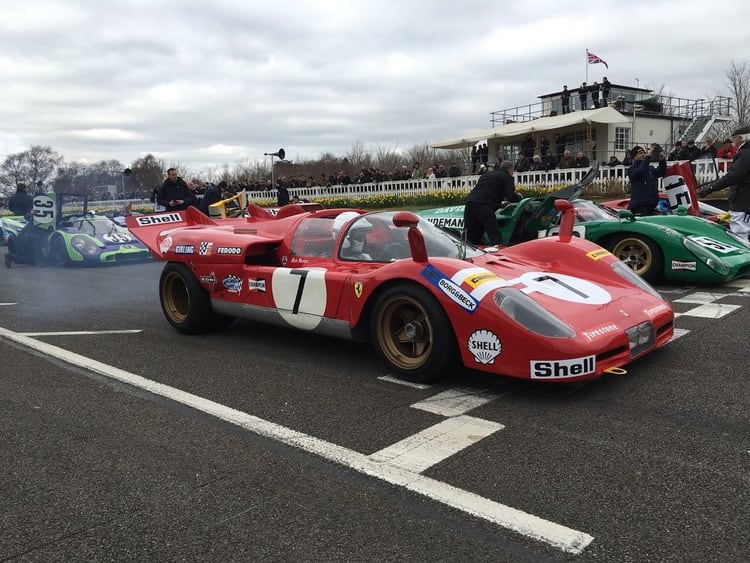 Tiene la Ferrari 512 S que formó parte del rodaje de la mítica película Le Mans protagonizada por Steve McQueen. Es conocida porque se incendió durante la filmación. Nick la restauró por completo. 