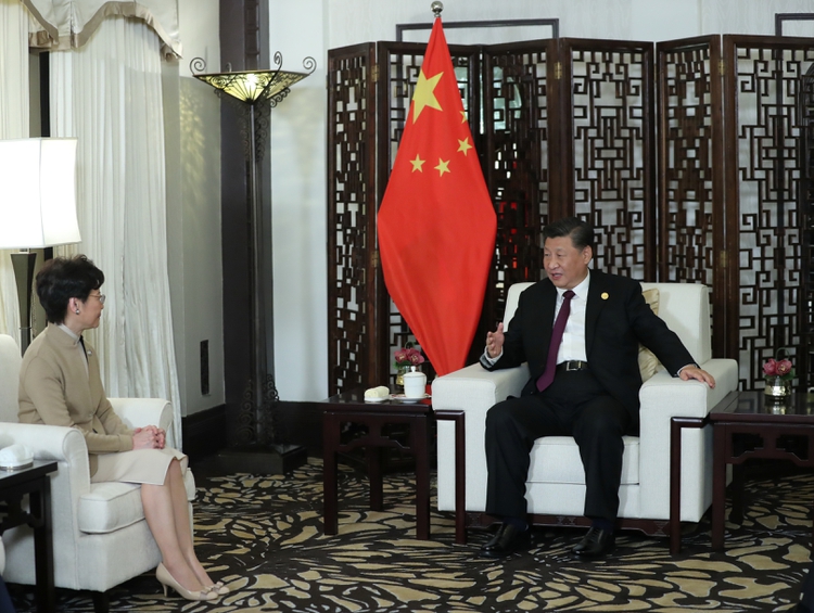 Xi y Lam, en Shanghái (Reuters)