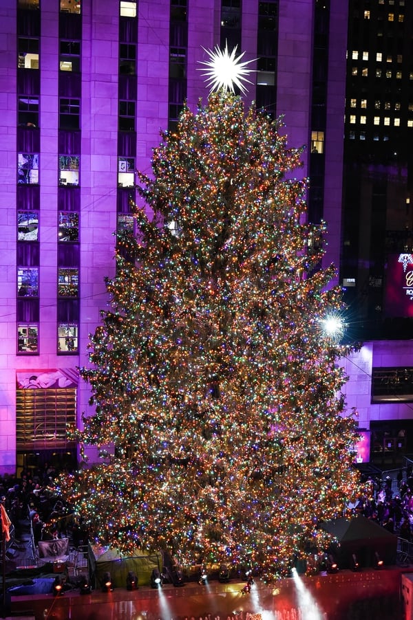 La ciudad de Nueva York ya tiene su árbol navideño