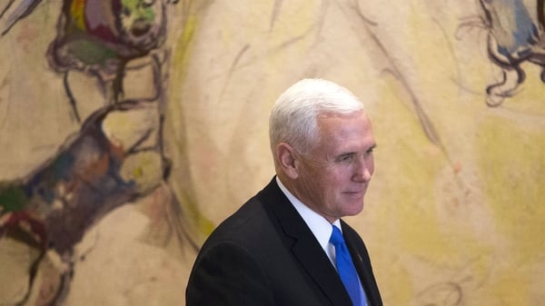 El vicepresidente estadounidense Mike Pence indicó que el traslado de la embajada ocurrirá a fines de 2019 (AFP)