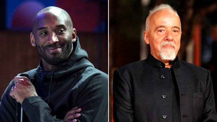 Kobe Bryant y Paulo Coelho 