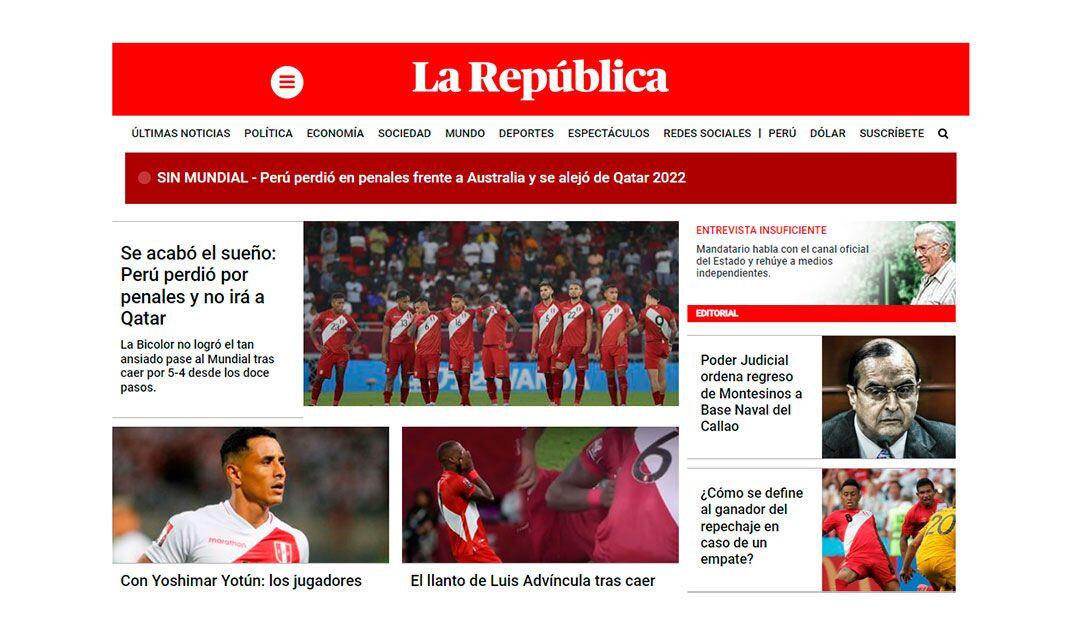 Repercusiones de medios peruanos