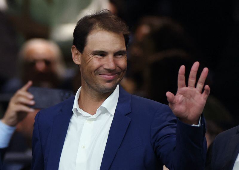 Nadal en el Bernabéu (REUTERS/Isabel Infantes)